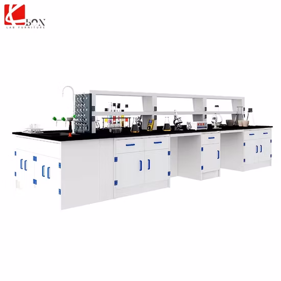 Banc de laboratoire chimique ignifuge résistant aux acides et aux alcalis